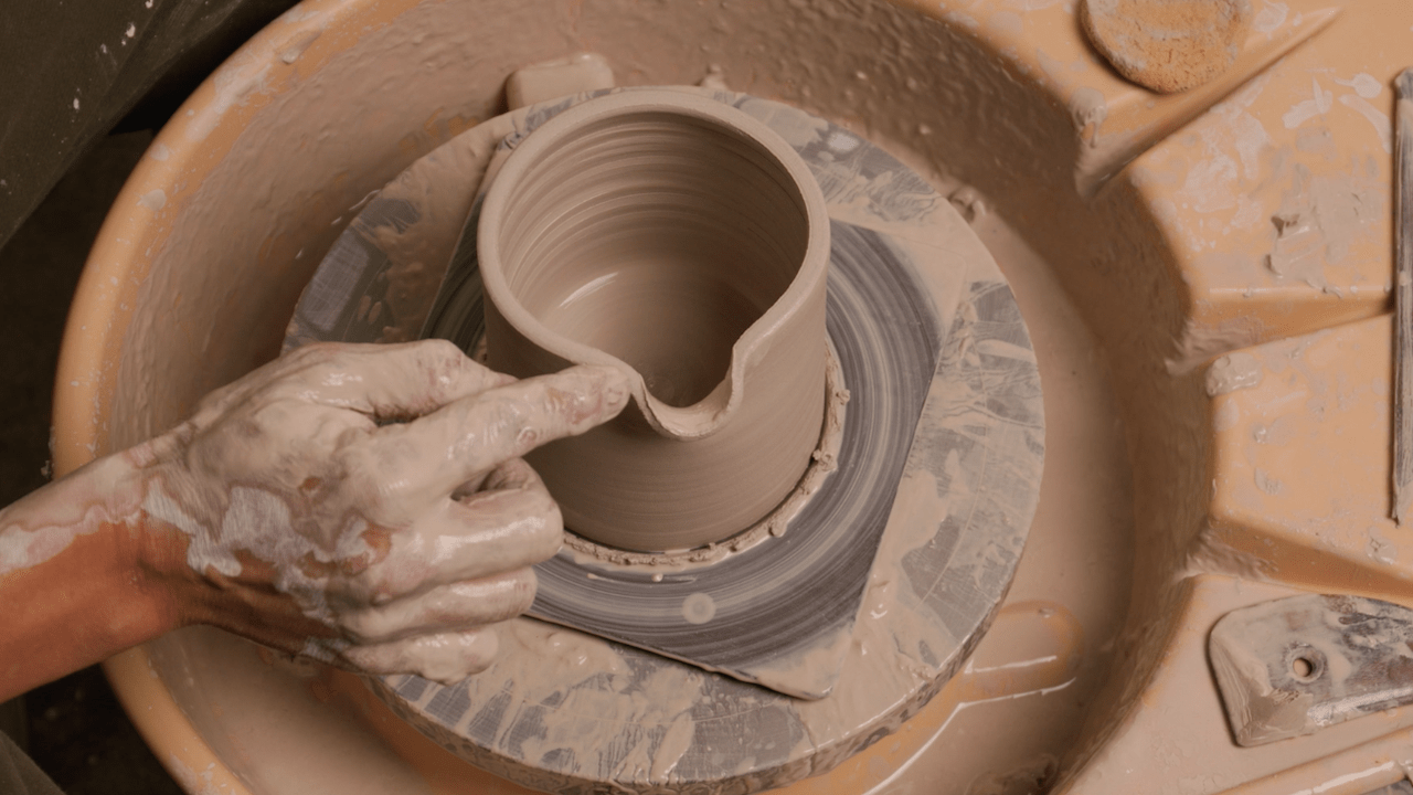 Making a Clay Spout