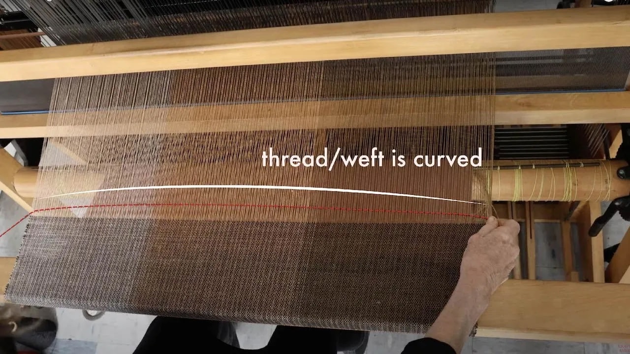 Bubbling the Weft